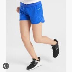 Athleta Girl Blue Solid Record Breaker 3 Inch Short XS Size 6